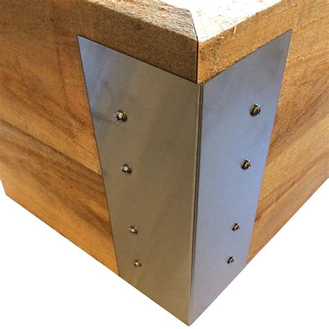 steel raised bed corner brackets